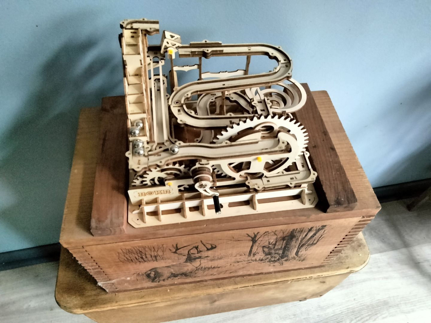 Customer photo review of OUR BESTSELLER: Marble Run - Roller Coaster