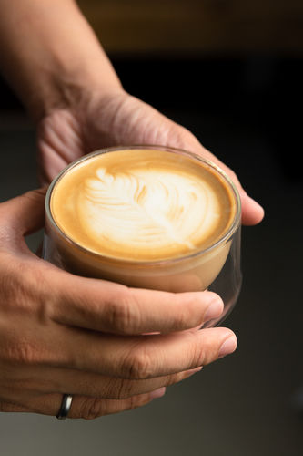 Customer photo review of Imagine Milk glasses