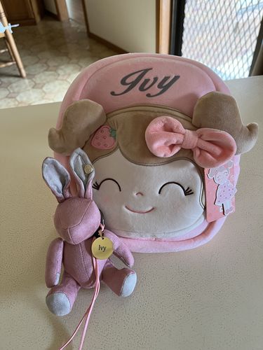 Customer photo review of Jolly Bunny - Personalized RingPals