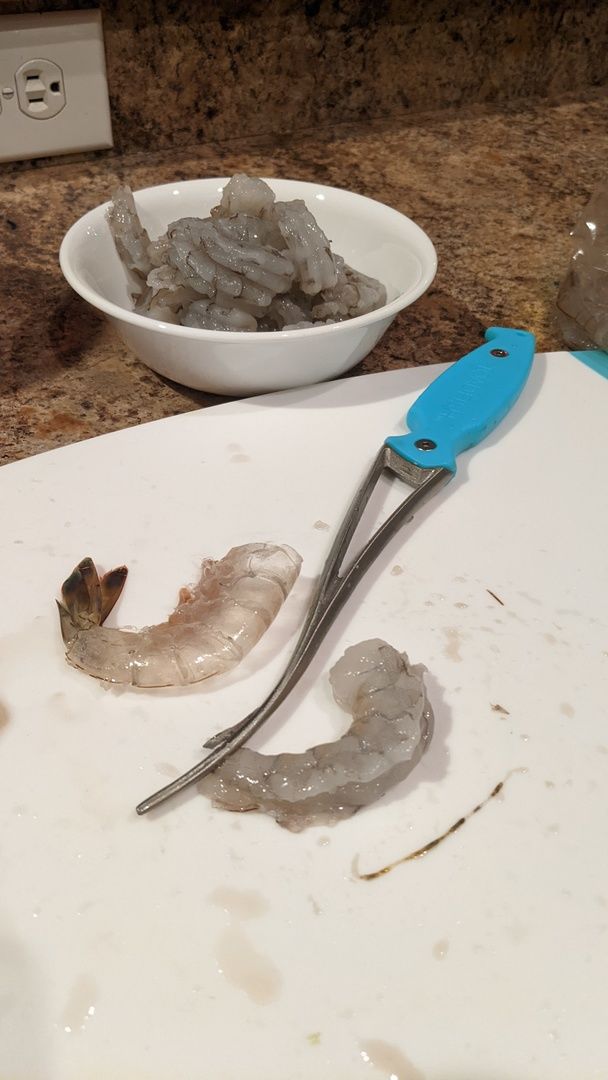 Customer photo review of Shrimp Cleaner
