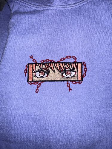 Customer photo review of Makima Embroidered Hoodie