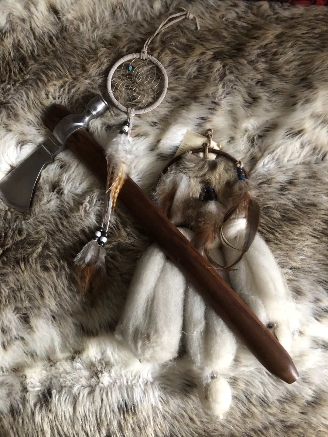 Customer photo review of Tomahawk Peace Pipe