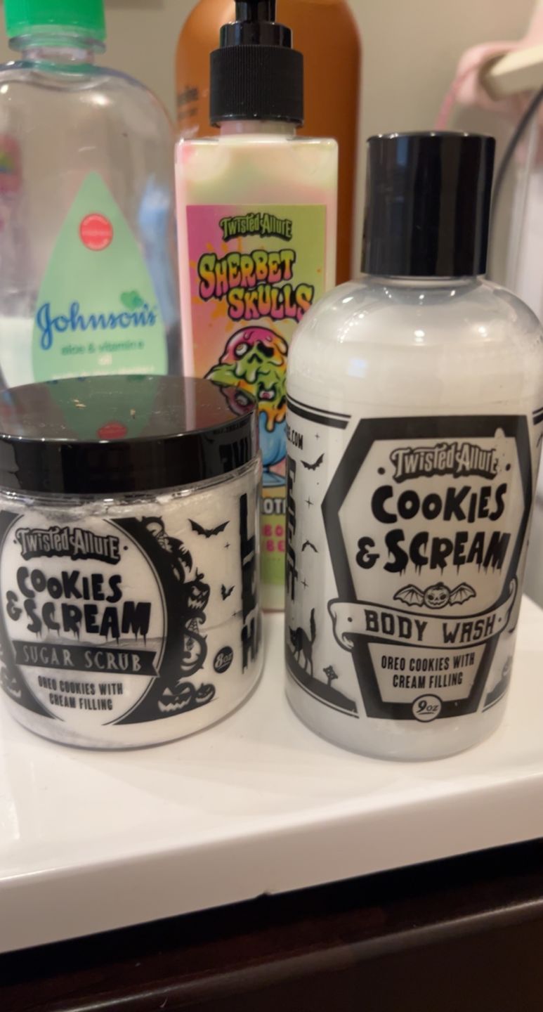 Customer photo review of Sherbet Skulls Body Lotion (Rainbow Sherbet Ice Cream)