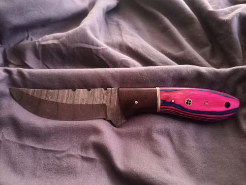 Customer photo review of Lucky Dip Damascus Knife