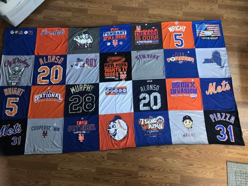 Customer photo review of Classic T-Shirt Blanket