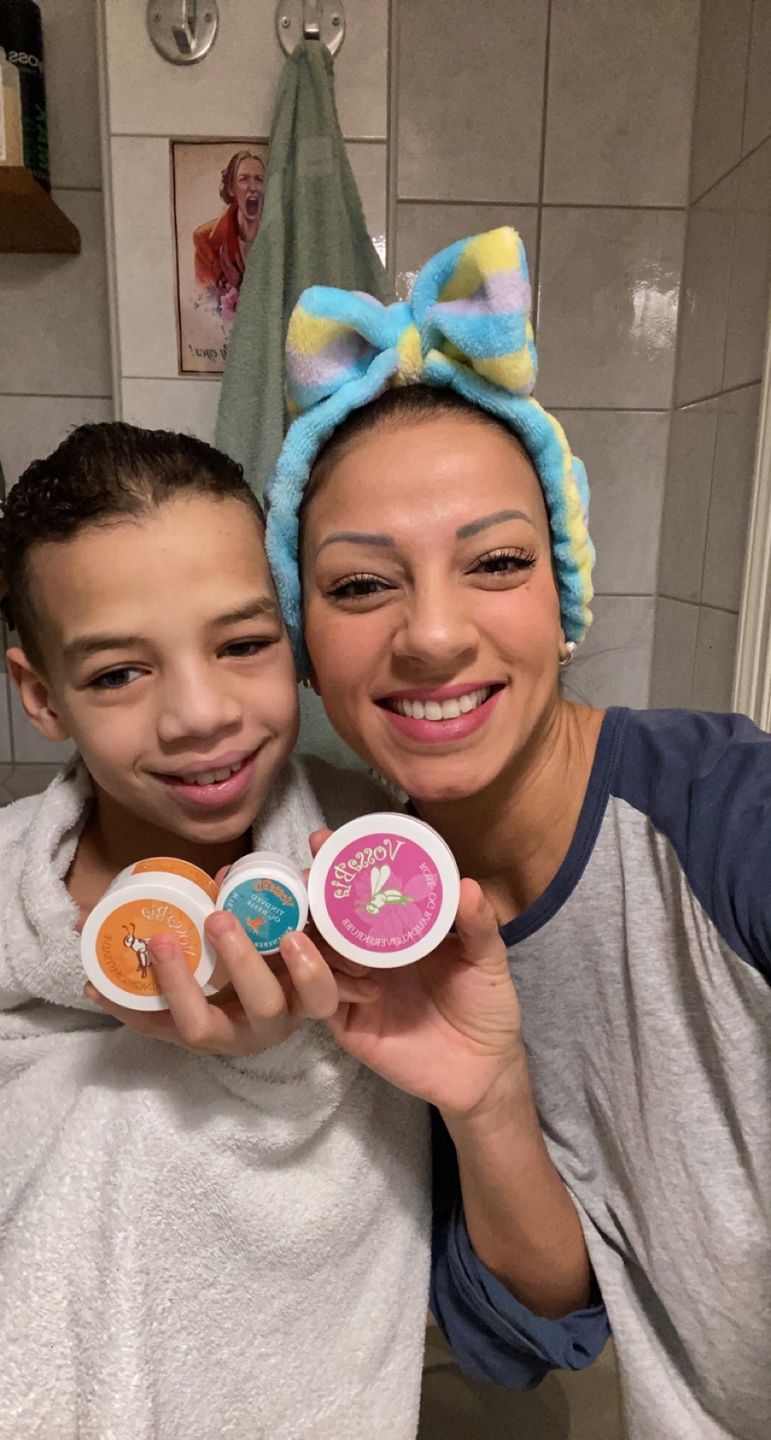 Customer photo review of Perfekt pakke til ansiktet - i gåveboks 💗 rens, dagkrem og nattkrem 🌸