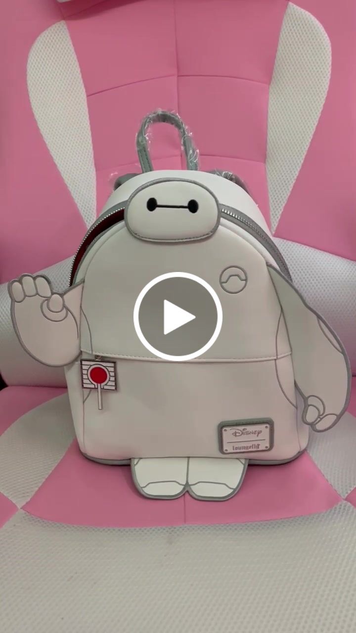 Customer video review of 707 Street Exclusive - Loungefly Disney Glow in the Dark Talking Baymax Mini Backpack - December Preorder