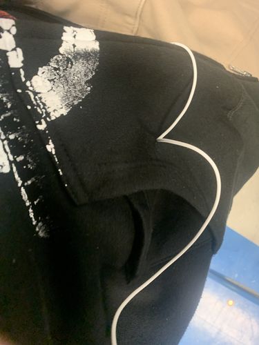 Customer photo review of Self-Inflicted Zip-Up Black