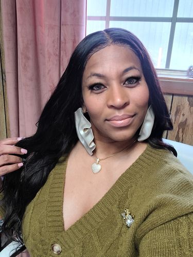 Customer photo review of "Lexi" Stud - All Colors