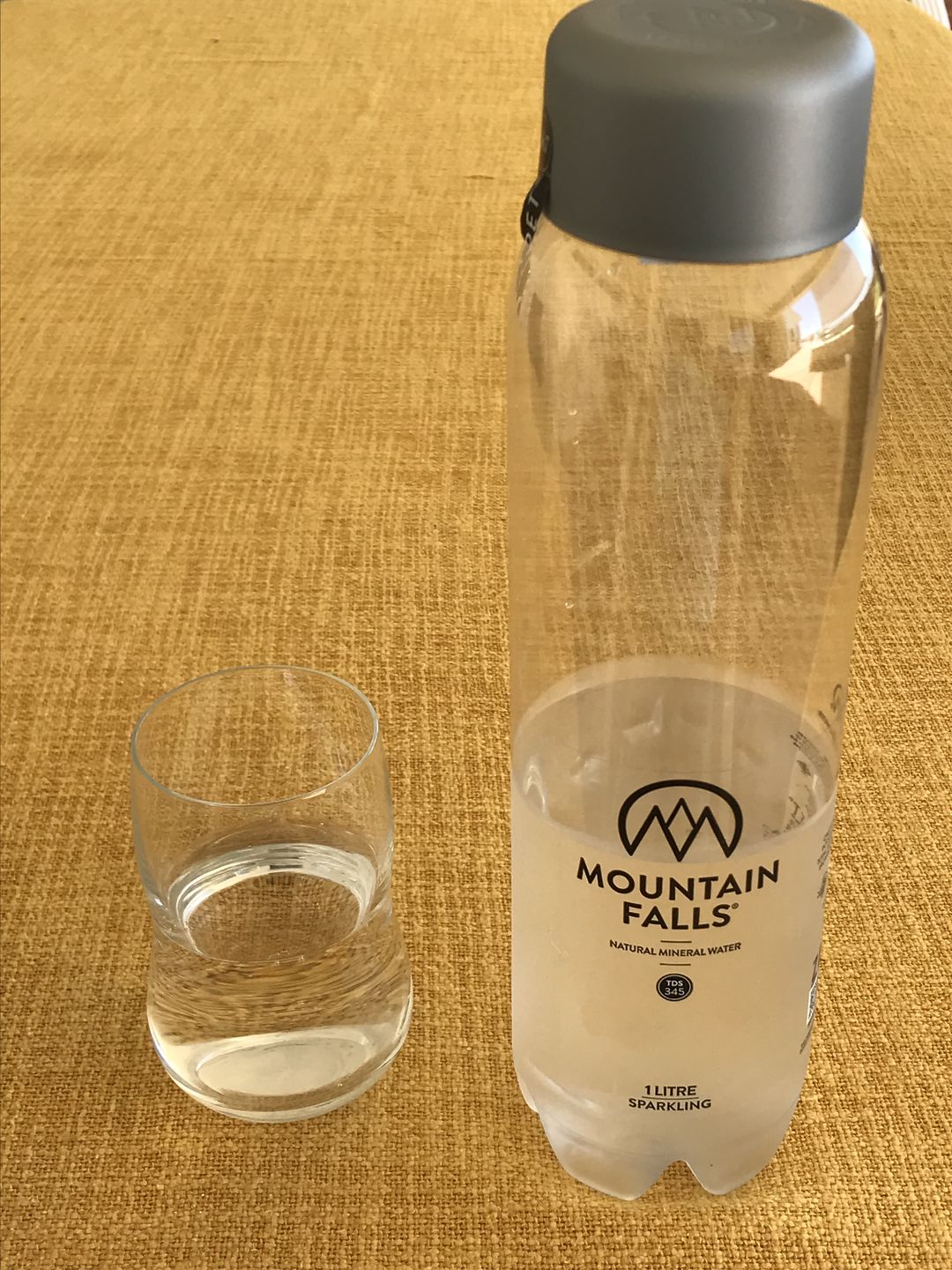 Customer photo review of 1L Sparkling Mineral Water - ZEROPET Bottle (Pack of 12)