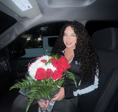 Customer photo review of Curly Natural Black 220G