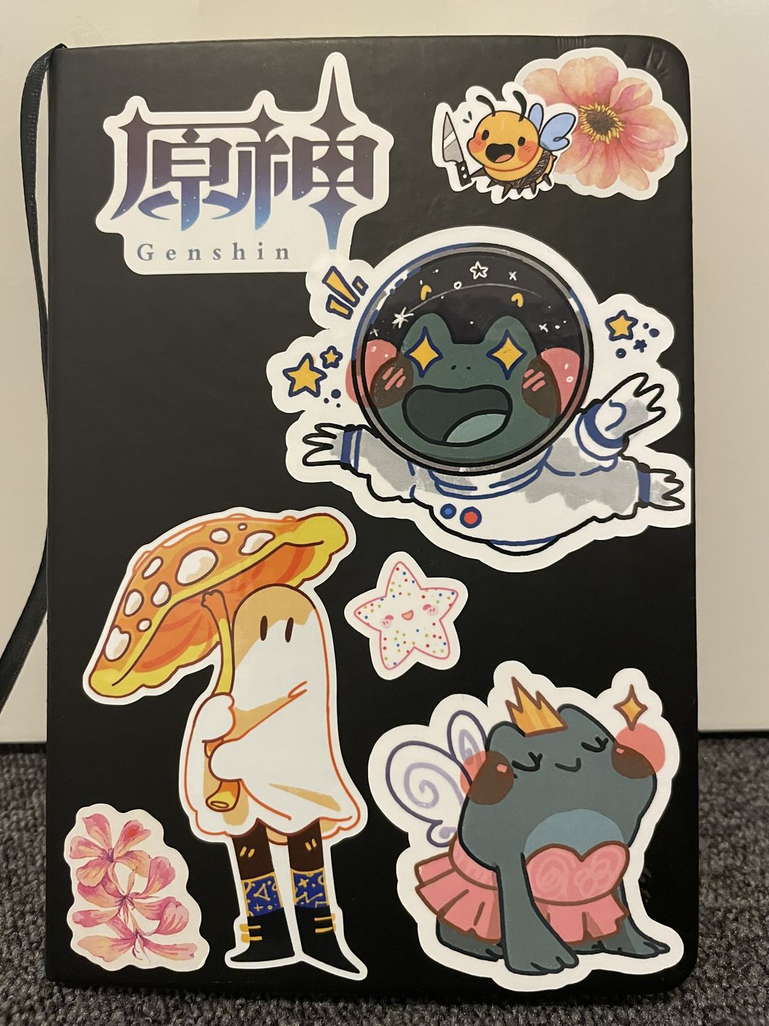 Customer photo review of Cute Ghost Stickers! : V6