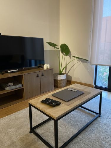 Customer photo review of Mesa de Centro NEGRA 80 x 40 Rectangular MIMA