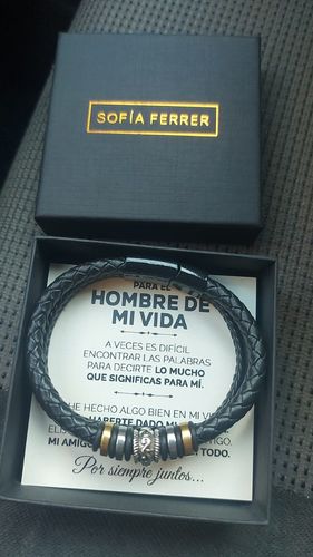 Customer photo review of Pulsera tribal y tarjeta dedicatoria - Mi todo