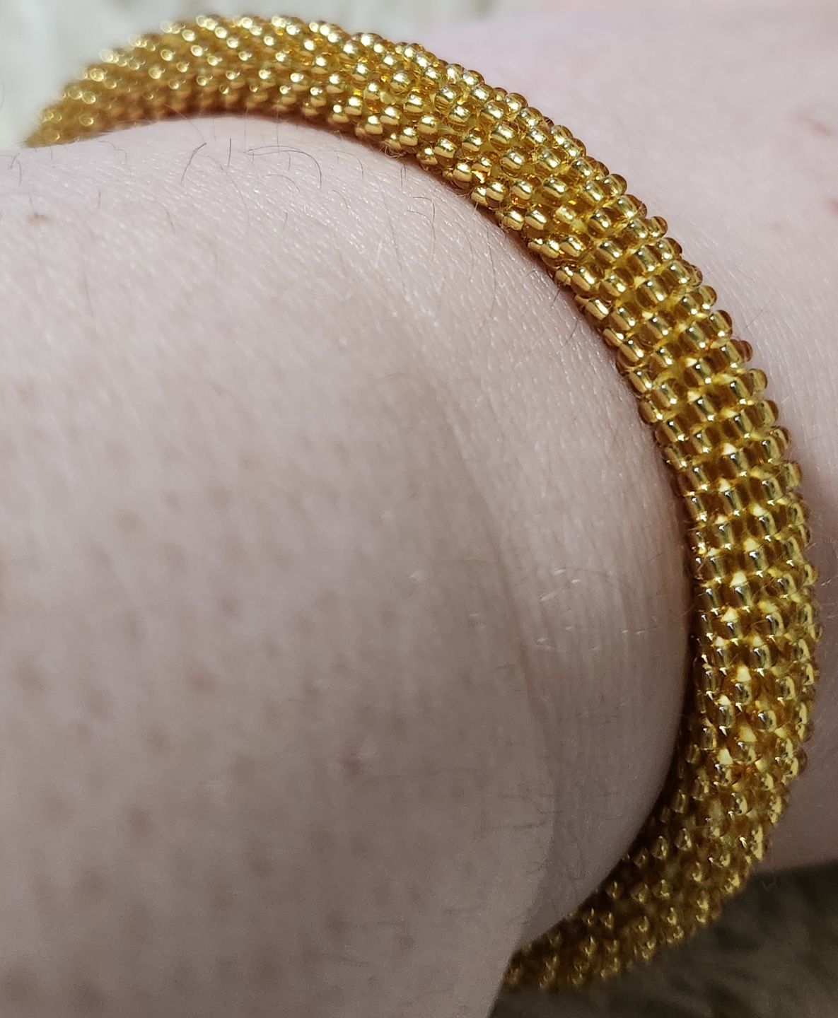 Customer photo review of Starlight Gold Solid