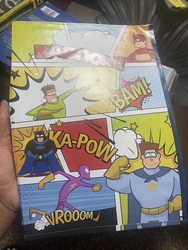 Customer photo review of Sticky Sleeves - Personalised