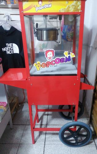 Customer photo review of Maquina Palomitas Maiz 8 Oz Palomera Carrito Comercial