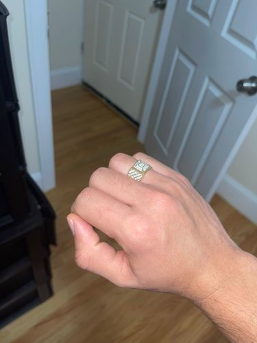 Customer photo review of *NEW* 14k Men’s CZ Ring  JTJ™ -