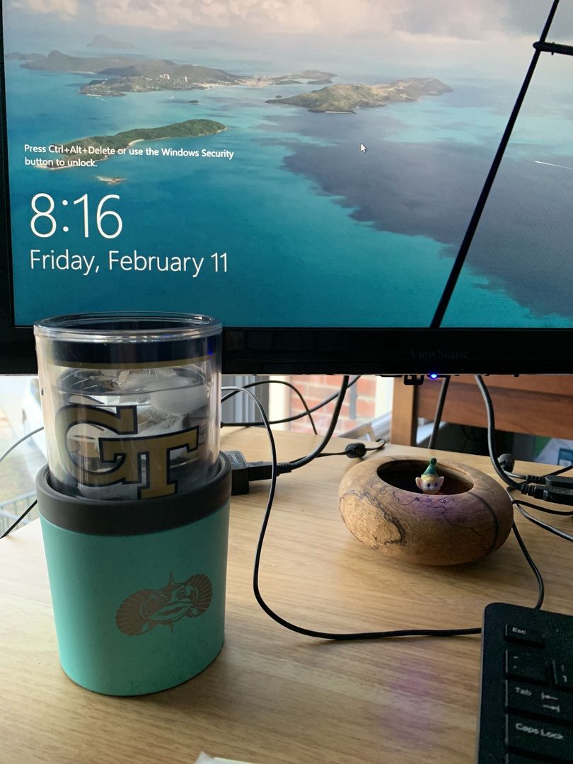 Customer photo review of Non-Tipping Cup Holder
