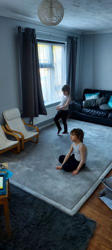 Customer photo review of The Mellow Mat® (Soft Touch Tatami Rug)