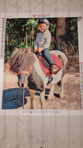 Customer photo review of Dein Foto als 5D Diamond Painting