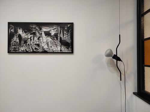 Customer photo review of Guernica by Picasso Unique Modern Metal Wall Decor