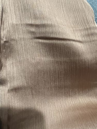 Customer photo review of Silk Satin Crinkle Hijab - Copper Dust