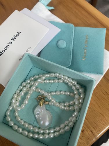 Customer photo review of MONTE - Baroque Pearl Necklace