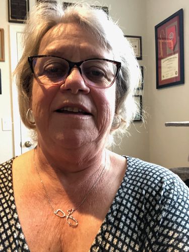 Customer photo review of Stethoscope Name Necklace EKG