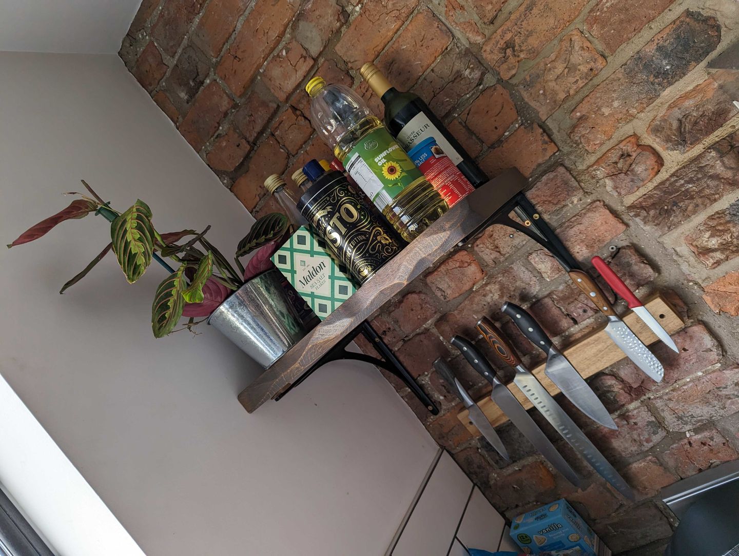 Customer photo review of 12 x 10 Inch Ironbridge Cast Iron Shelf Bracket