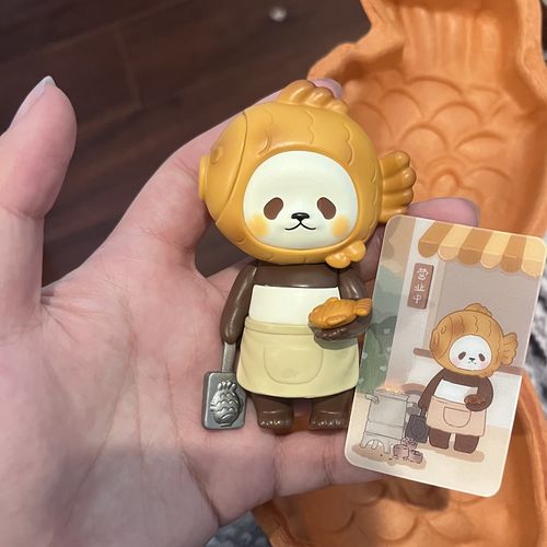 Customer photo review of Mini Taiyaki Panda Blind Box