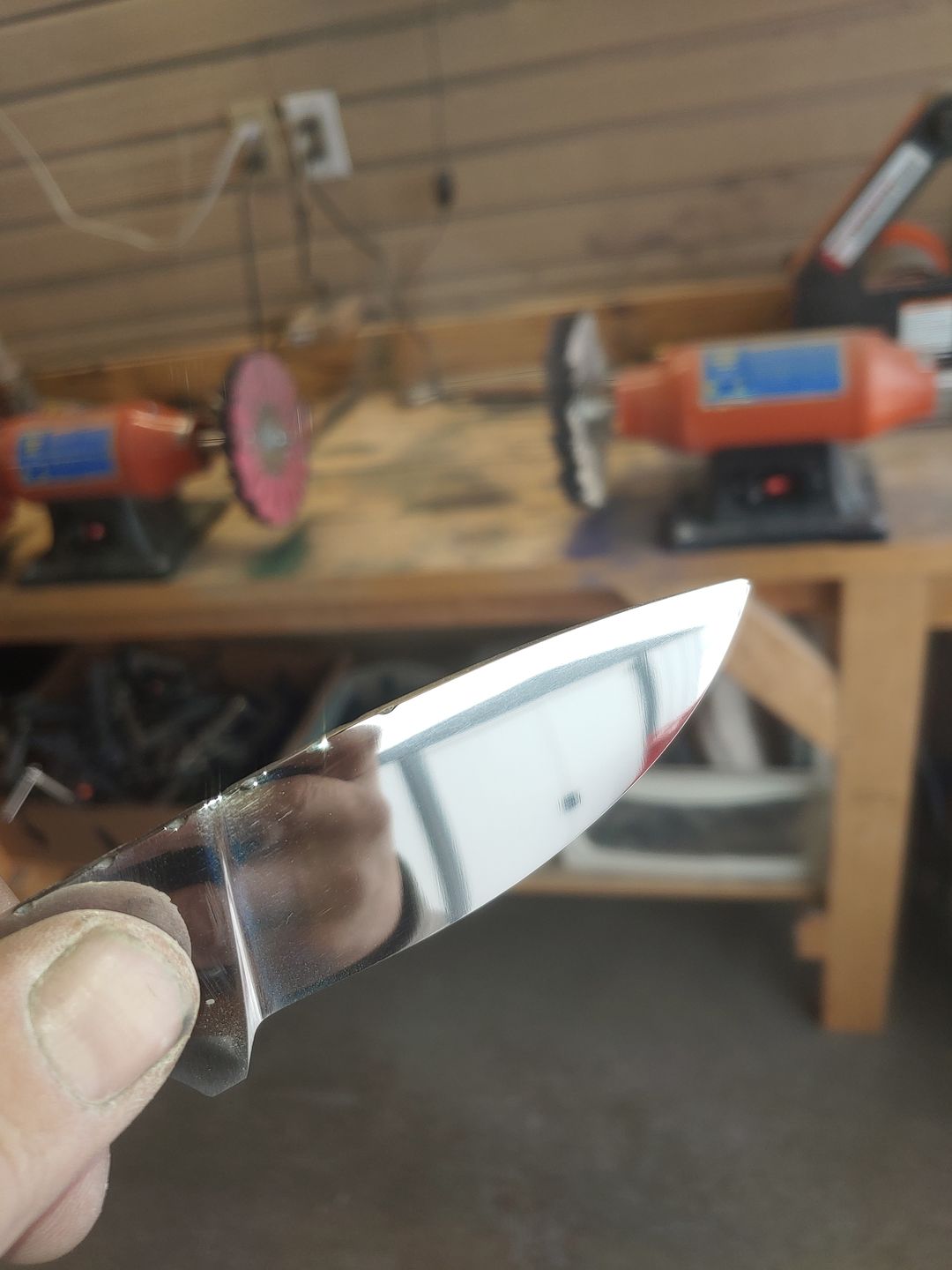 Customer photo review of Knife Polishing Kit