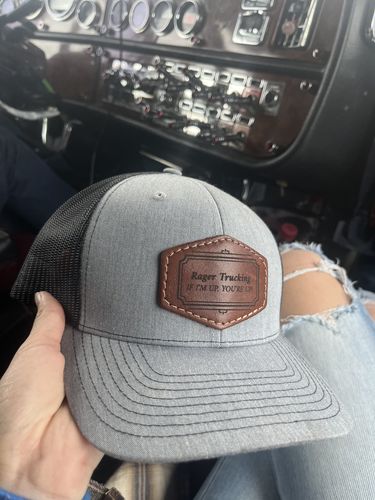 Customer photo review of Richardson 112 Custom Leather Patch Hat