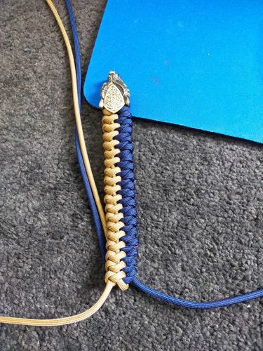 Customer photo review of Midnight Blue Paracord