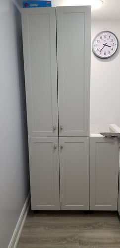 Customer photo review of 24" Wide Tall Pantry Cabinet