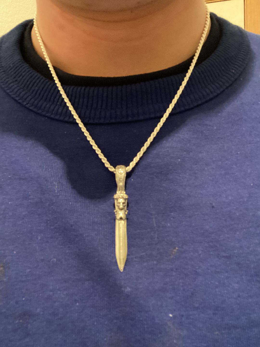 Customer photo review of CATACOMB SWORD PENDANT (NEW)