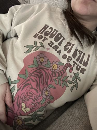 Customer photo review of Life Is Tough But So Are You (Tiger)