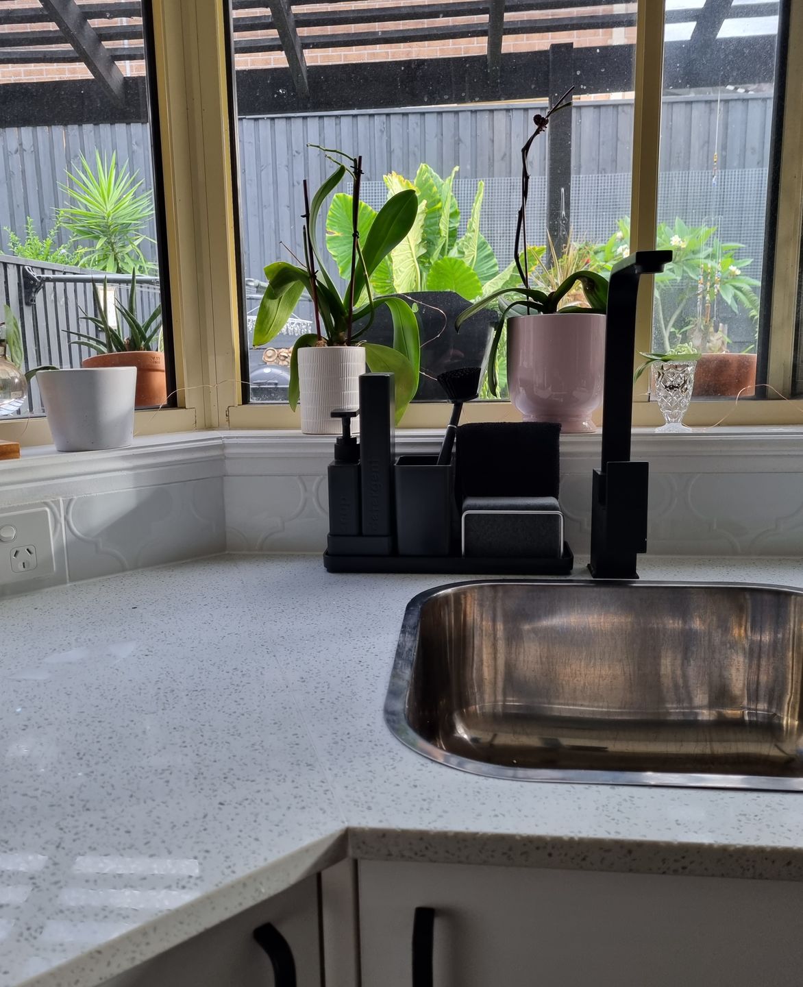 Customer photo review of Cool Frank Sink Organiser