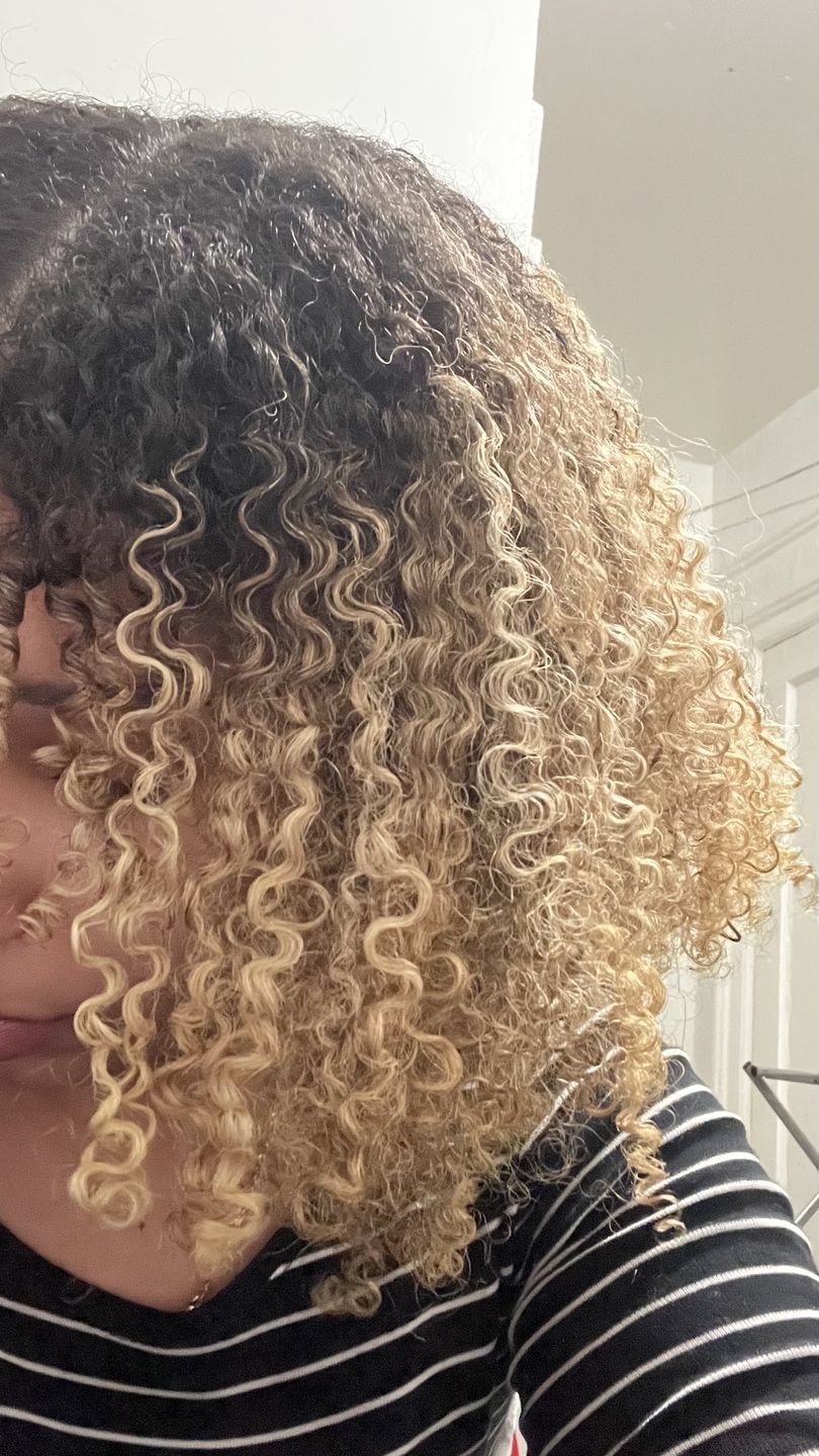 Customer photo review of Bloom- Supa Potent Healthy Hair Growth Oil
