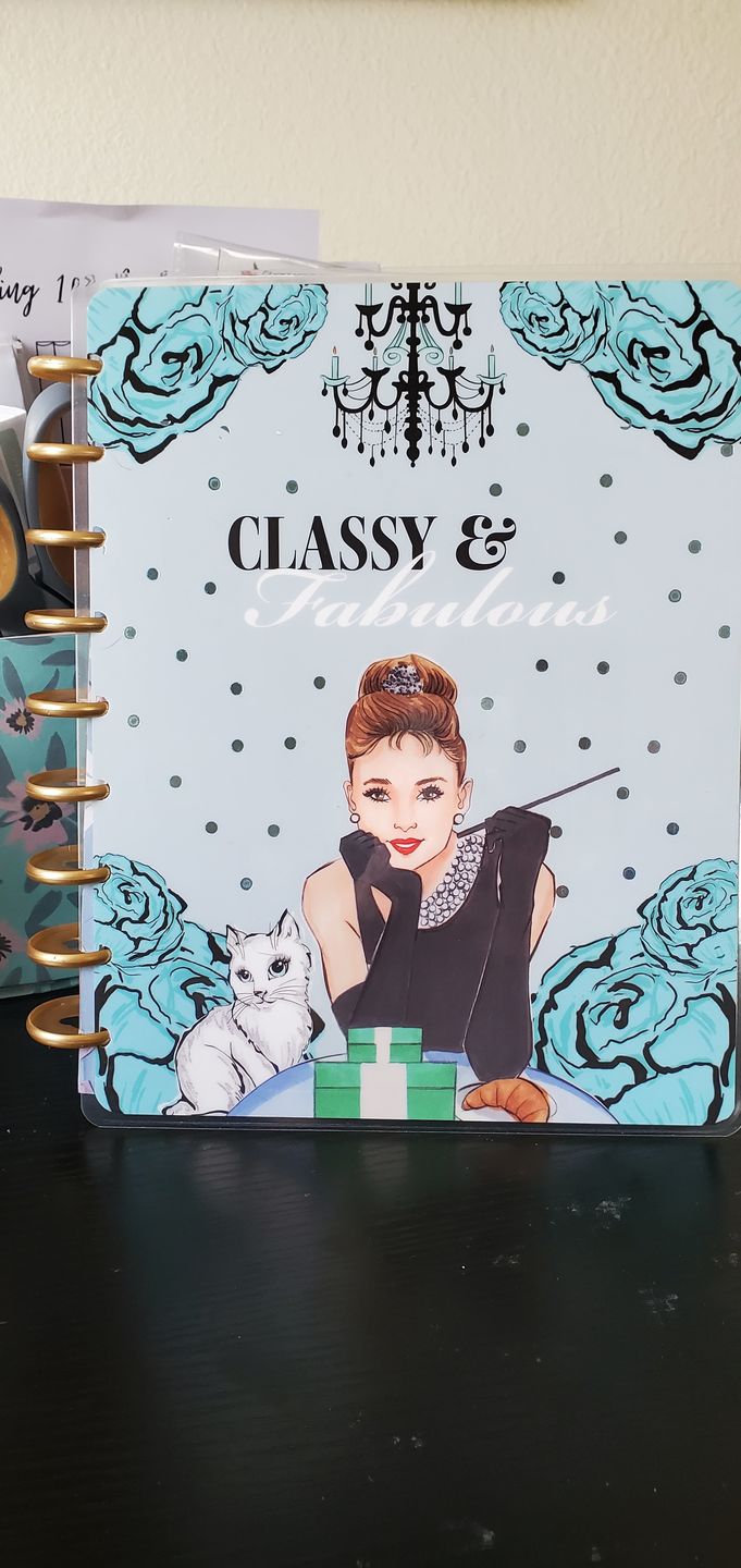 Customer photo review of Breakfast at Tiffany's Planner Cover