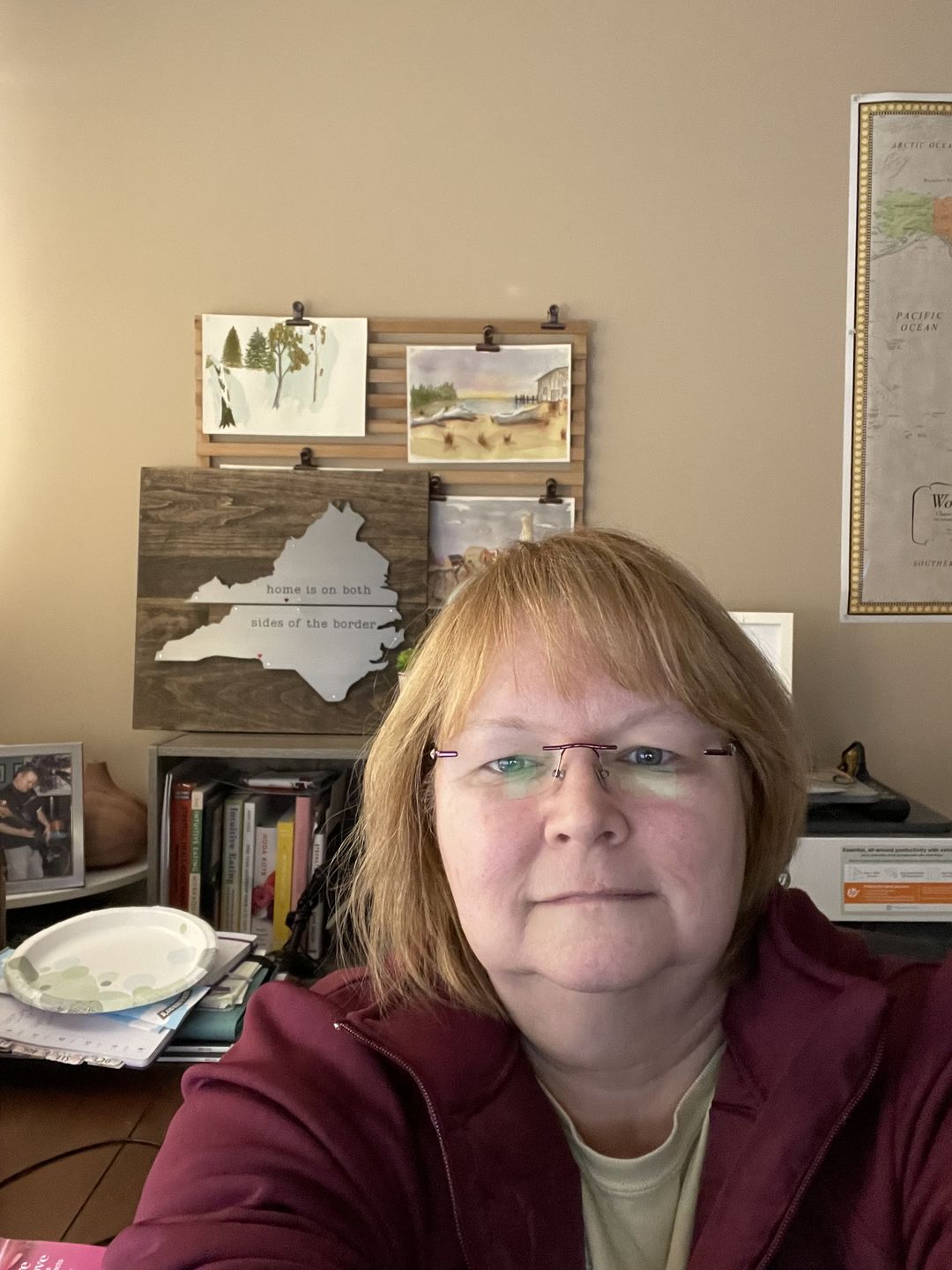 Customer photo review of Virginia/North Carolina Home is on both sides of the border