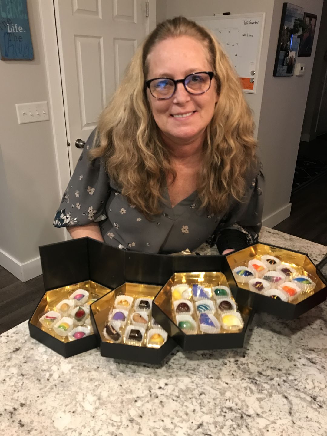 Customer photo review of Signature Chocolate Tasting Gift Set, 36 pieces