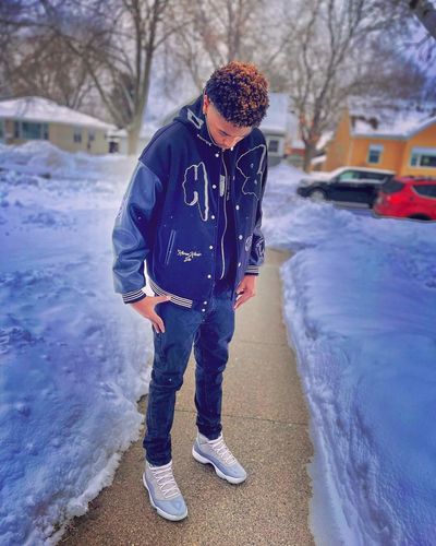 Customer photo review of Heroz Anniversary Varsity Jacket