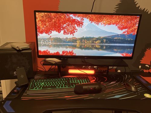 Customer photo review of Planetary | Deskmat