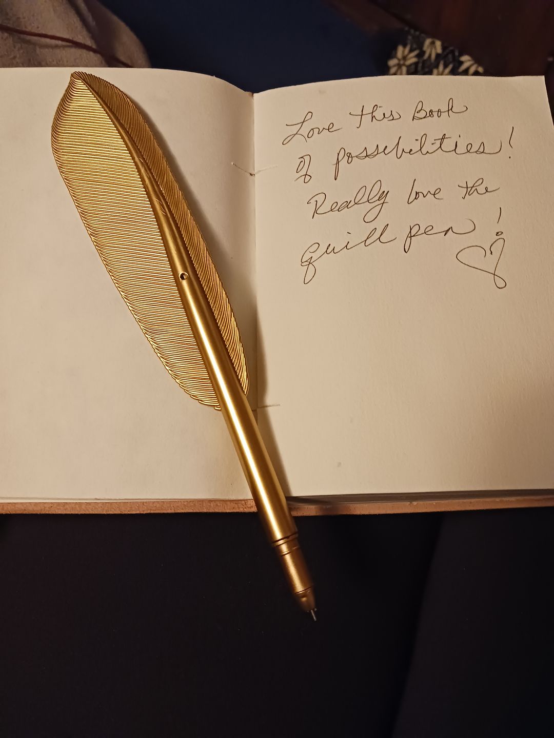 Customer photo review of Astrology Zodiac Handmade Leather Journal