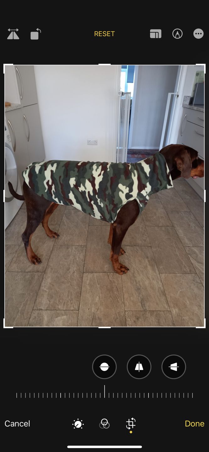 Customer photo review of Camo Anti Pill Polar Fleece Fabric