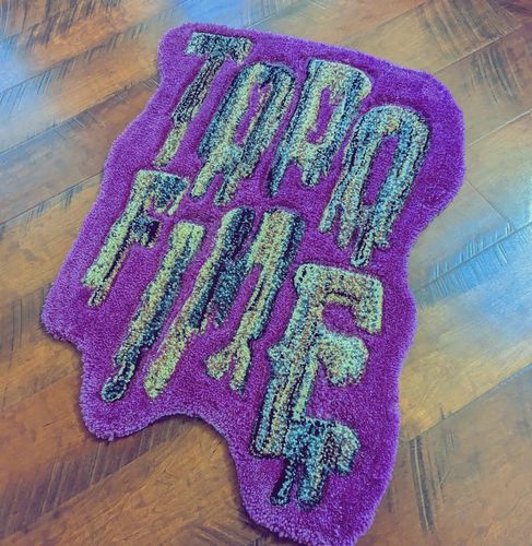 Customer photo review of Tufting Starter Kit - Cut Pile - Extra fabric