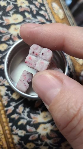 Customer photo review of Blackberry Lemonade Caffeine Melts® PLUS (150mg + 20mcg B12)