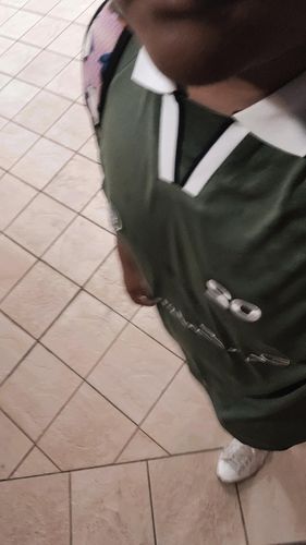 Customer photo review of 'Vision' Retro Football Tee