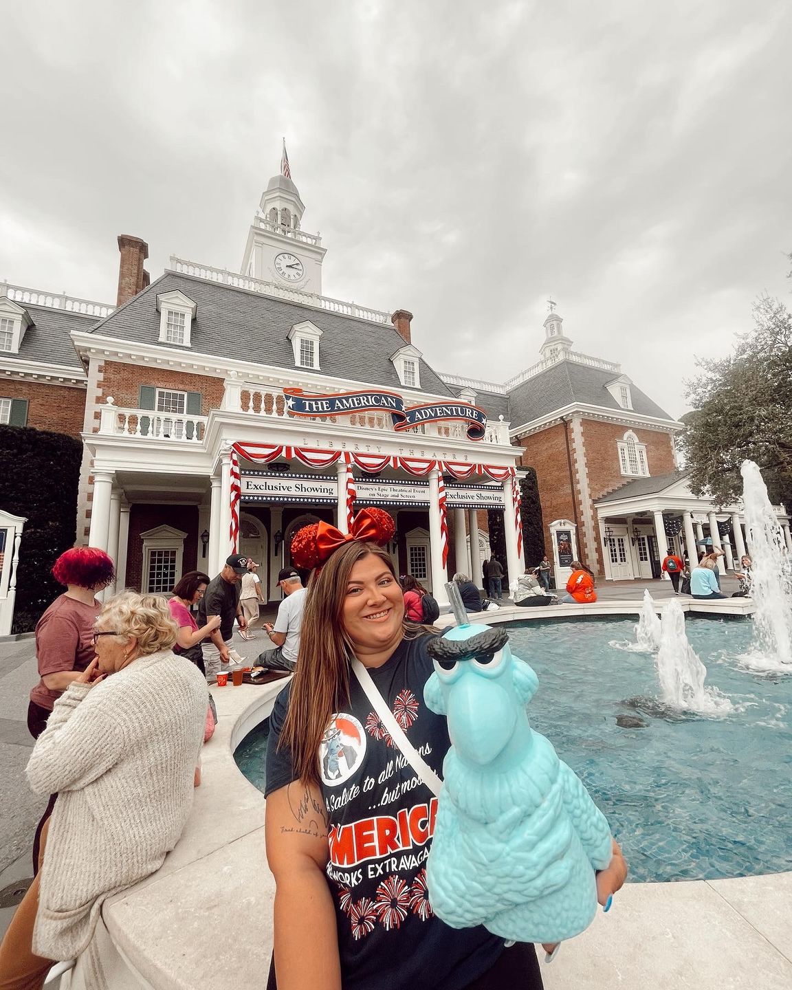 Customer photo review of Sam Eagle Muppets Salute To All Nations Shirt